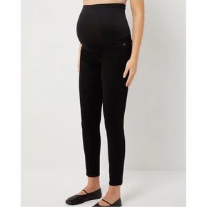 7 For All Mankind Black Maternity Jeans